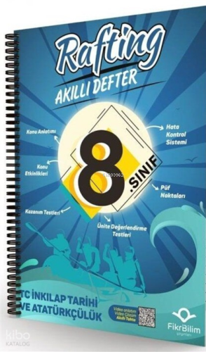 Fikri Bilim 8. Sınıf Tc İnkılap Tarihi Ve Atatürkçülük Akıllı Defter