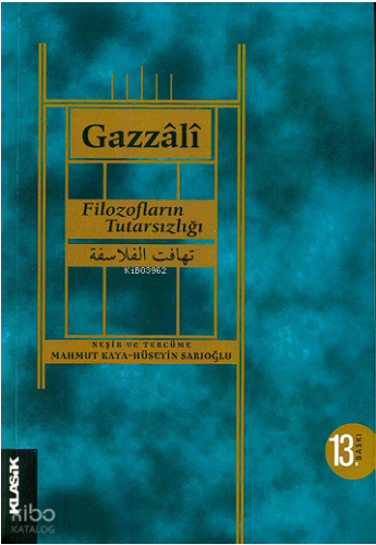 Filozofların Tutarsızlığı | benlikitap.com