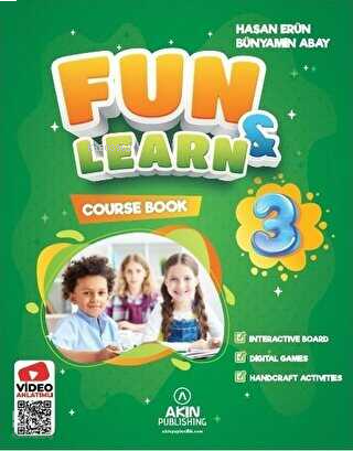 Fun and Learn 3 (Course Book, Activity Book, Fun Magazine) | benlikita