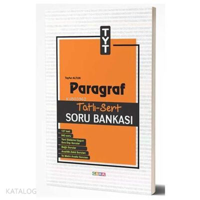Gama TYT Paragraf Tatlı Sert Soru Bankası | benlikitap.com