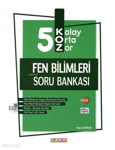 Gama Yayınları 5. Sınıf Koz Fen Bilimleri Soru Bankası | benlikitap.co