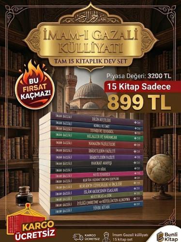 İmam Gazali Külliyatı 15 Kitap Set | benlikitap.com