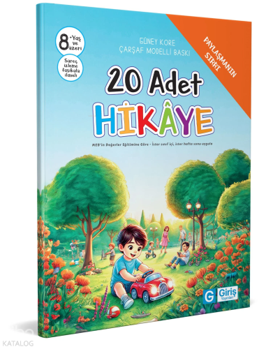Giriş Yayınları 8+ Yaş ve Üzeri 20 Adet Hikâye
