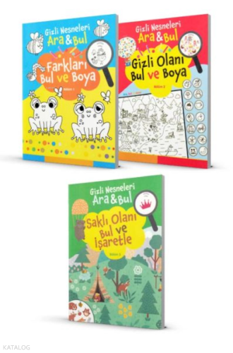 Gizli Nesneleri Ara Bul Seti - 3 Kitap