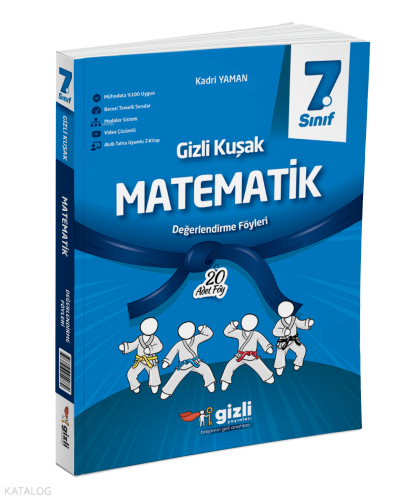 Gizli Yayınları 7. Sınıf Matematik Gizli Kuşak Serisi