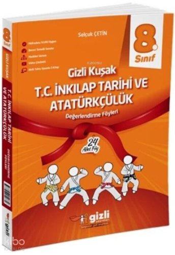 Gizli Yayınları 8. Sınıf T.C. İnkılap Tarihi ve Atatürkçülük Gizli Kuşak Değerlendirme Föyleri