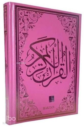 Gül Desenli Renkli Kur'an-ı Kerim (Kod:H-10, Orta Boy, Pembe) | benlik