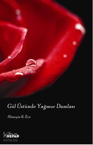 Gül Üstünde Yağmur Damlası