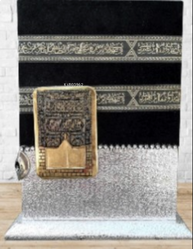 Gümüş Mühürlü Hafız Boy Kabe Maketli Kur'an-ı Kerim Taşlı (kod:191T) |