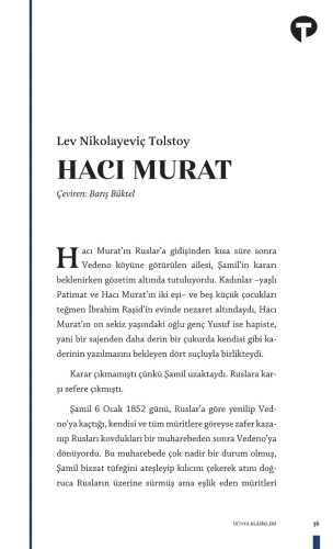 Hacı Murat | benlikitap.com