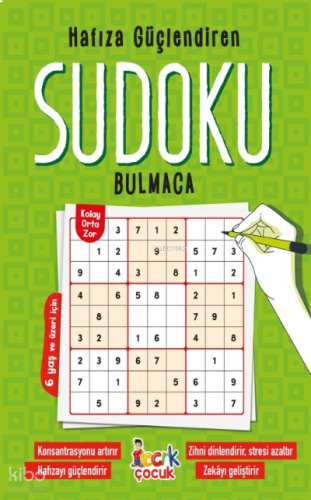 Hafıza Geliştiren Sudoku Bulmaca | benlikitap.com