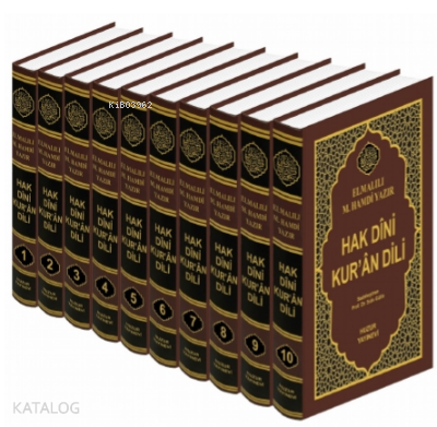 Hak Dini Kuran Dili - 10 Cilt / Büyük Boy | benlikitap.com