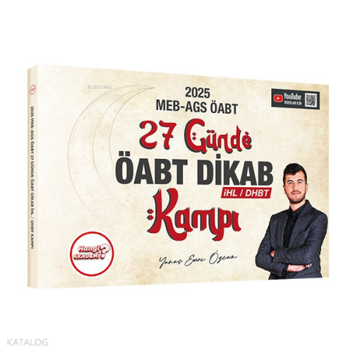 Hangi KPSS 2025 MEB-AGS ÖABT 27 Günde ÖABT Dikab Kampı DHBT ve İHL ile Uyumlu