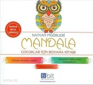 Hayvan Figürleri - Mandala Çocuklar İçin Boyama Kitabı | benlikitap.co