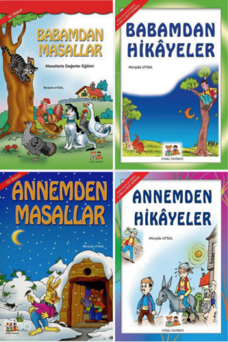 Hikayeler ve Masallarla Değerler Eğitim Seti (4 Kitap) | benlikitap.co