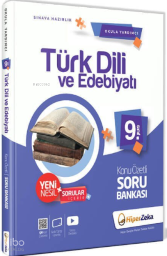 Hiper Zeka 9. Sınıf Türk Dili ve Edebiyatı Konu Özetli Soru Bankası | 
