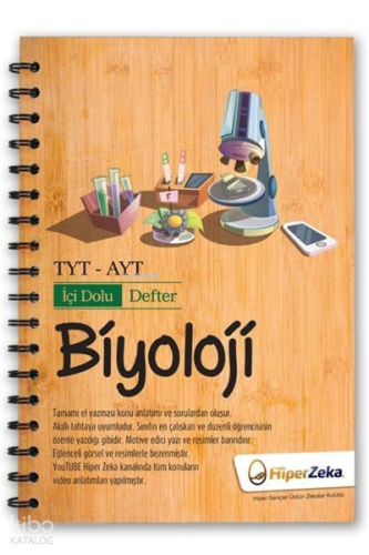 Hiper Zeka TYT & AYT Biyoloji İçi Dolu Defter | benlikitap.com