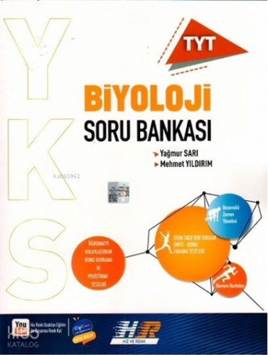 Hız ve Renk TYT Biyoloji Soru Bankası | benlikitap.com