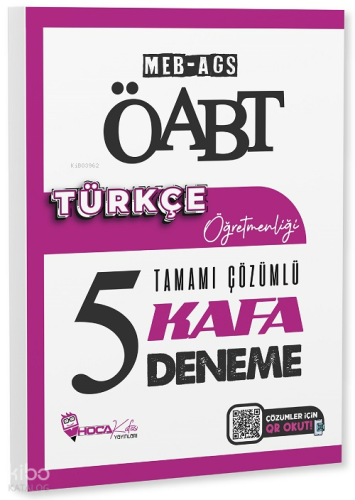 Hoca Kafası Yayınları ÖABT MEB-AGS Türkçe Öğretmenliği 5 Kafa Deneme Ç