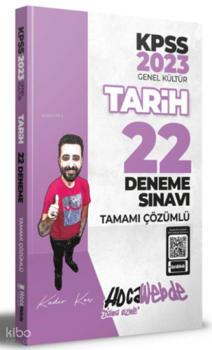 Hocawebde 2023 KPSS Tarih Tamamı Çözümlü 22 Deneme Sınavı | benlikitap
