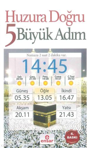 Huzura Doğru 5 Büyük Adım | benlikitap.com