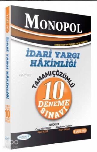 İdari Yargı Hakimliği - Tamamı Çözümlü 10 Deneme Sınavı | benlikitap.c
