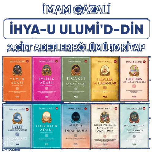 İhyau Ulumiddin 2. Cilt (Âdetler Bölümü 10 Kitap) | benlikitap.com