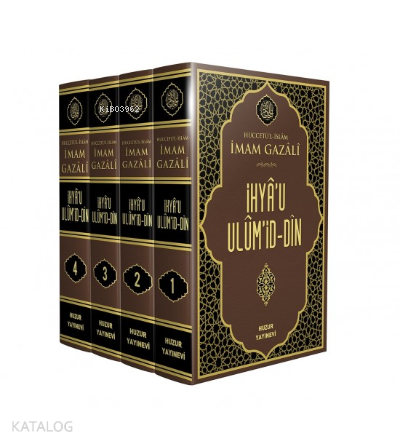 İhyau Ulumiddin – 4 Cilt / Büyük Boy