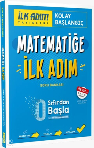 İlk Adım Yayınları Matematiğe İlk Adım 0 Dan Başla | benlikitap.com