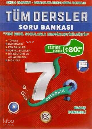 İlk Önce Yayıncılık 7. Sınıf Tüm Dersler Soru Bankası