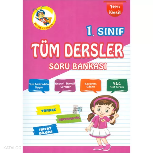 İlkokul 1.Sınıf Tüm Dersler Soru Bankası