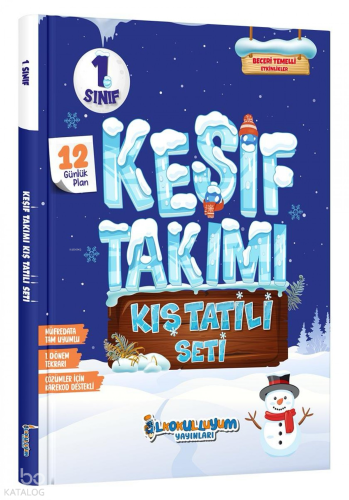 İlkokulluyum 1. Sınıf Keşif Takımı Kış Tatili Seti | benlikitap.com