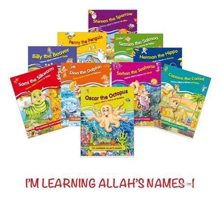 I'm Learning Allah's Names Set 1 | benlikitap.com