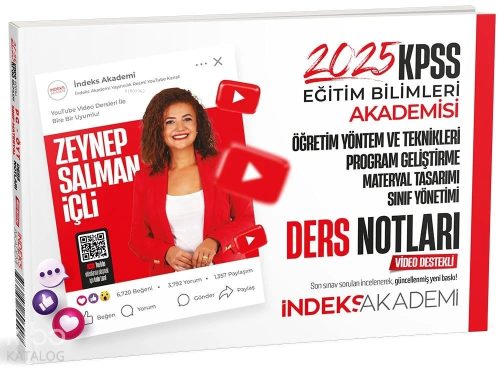 İndeks Akademi 2025 KPSS Eğitim Bilimleri Öğretim Yöntem ve Teknikleri