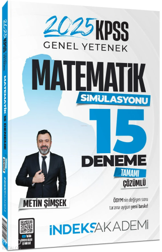 İndeks Akademi 2025 KPSS Matematik 15 Deneme Çözümlü