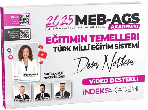 İndeks Akademi 2025 MEB AGS Akademisi Eğitimin Temelleri ve Türk Milli
