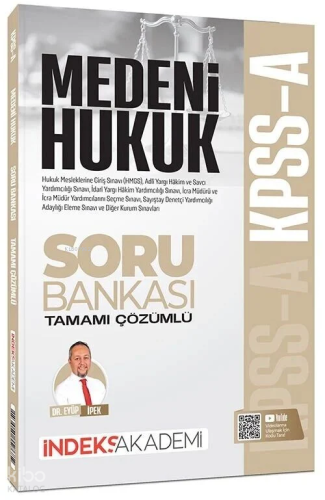 İndeks Akademi 2026 KPSS A Grubu Medeni Hukuk Soru Bankası Çözümlü | b