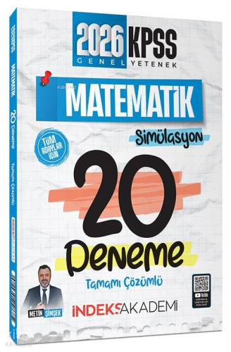 İndeks Akademi 2026 KPSS Matematik Simülasyon 20 Deneme Çözümlü | benl