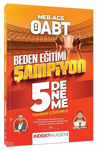 İndeks Akademi ÖABT MEB-AGS Beden Eğitimi Şampiyon 5 Deneme Çözümlü | 