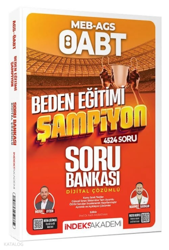 İndeks Akademi ÖABT MEB-AGS Beden Eğitimi Şampiyon Soru Bankası Çözüml