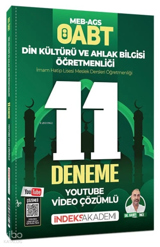 İndeks Akademi ÖABT MEB-AGS Din Kültürü ve Ahlak Bilgisi 11 Deneme You