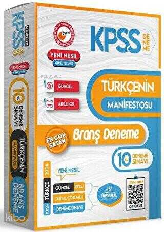 İnformal Yayınları KPSS Türkçenin Manifestosu 10 Deneme Çözümlü | benl