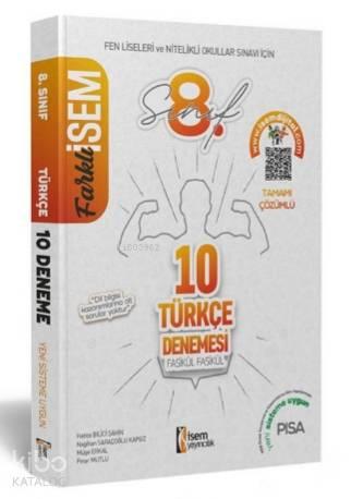 İsem 2021 Farklı İsem 8 Sınıf Türkçe Fasikül Fasikül 10 Deneme