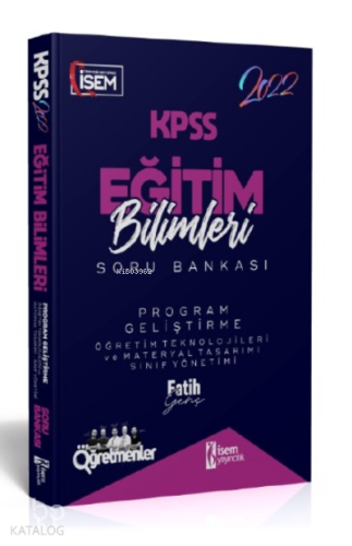 İsem 2022 KPSS Eğitim Bilimleri Program Geliştirme Çözümlü Soru Bankası