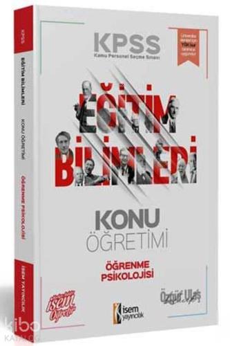 İsem Yayınları 2020 KPSS Eğitim Bilimleri Öğrenme Psikolojisi Konu Anlatımı