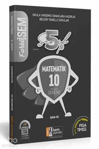 İsem Yayınları 5. Sınıf Matematik 10 Deneme Sınavı İsem 