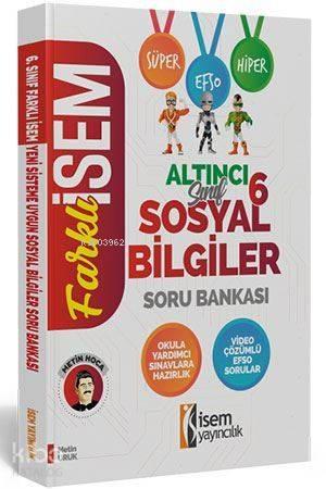İsem Yayınları 6. Sınıf Sosyal Bilgiler Soru Bankası İsem 