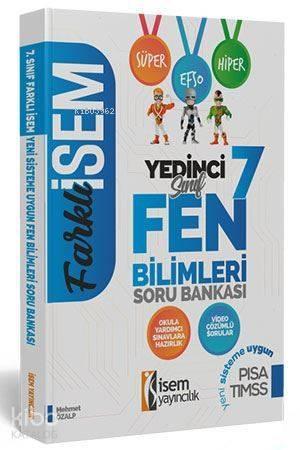 İsem Yayınları 7. Sınıf Fen Bilimleri Soru Bankası İsem 