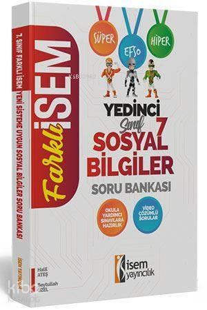 İsem Yayınları 7. Sınıf Sosyal Bilgiler Soru Bankası İsem 