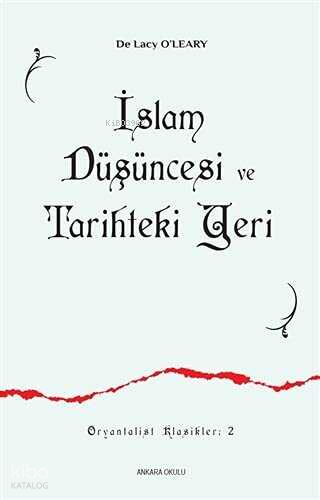 İslam Düşüncesi ve Tarihteki Yeri/De Lacy O’leary